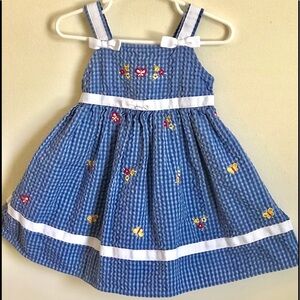 Rare Vintage 1980’s Butterfly Appliqué Dress